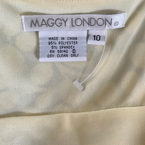 NWT Maggy London Black & White Sleveless Dress - Picture 7 of 12